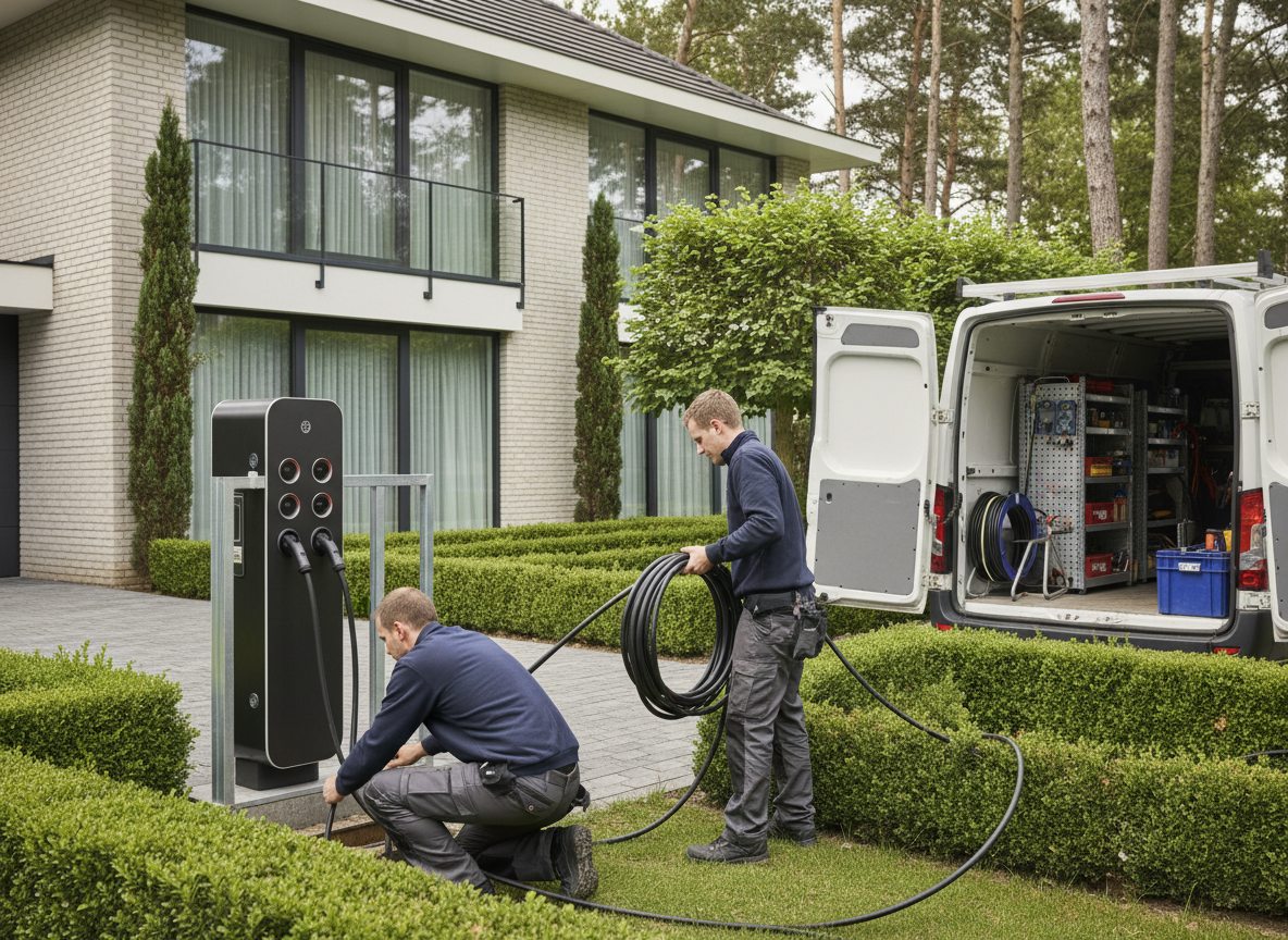Professionele installatie van laadpaal